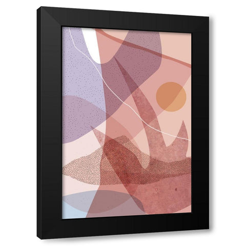 Dusty Desert 6 Black Modern Wood Framed Art Print by Urban Epiphany