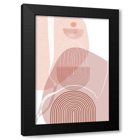 Dusty Desert 12 Black Modern Wood Framed Art Print with Double Matting by Urban Epiphany