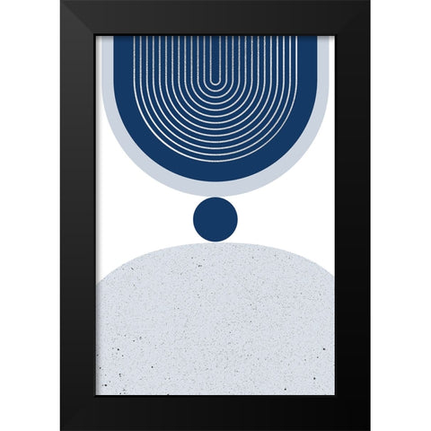 Mid Century Elegance 1 Black Modern Wood Framed Art Print by Urban Epiphany