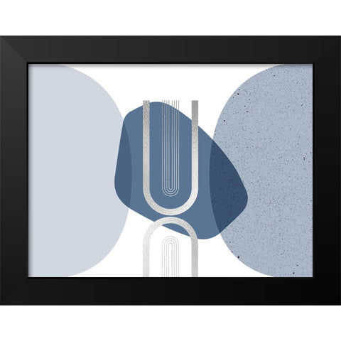 Mid Century Elegance 2 Black Modern Wood Framed Art Print by Urban Epiphany