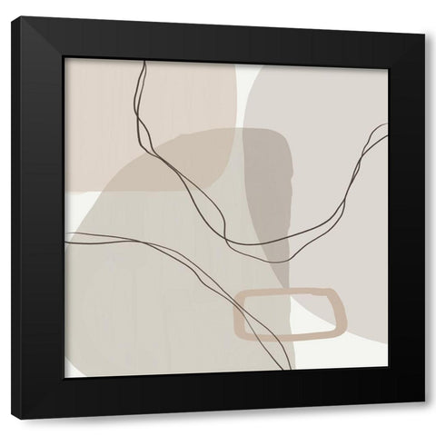 Hopeful 2 Black Modern Wood Framed Art Print by Urban Epiphany