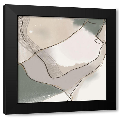 Patience 2 Black Modern Wood Framed Art Print with Double Matting by Urban Epiphany