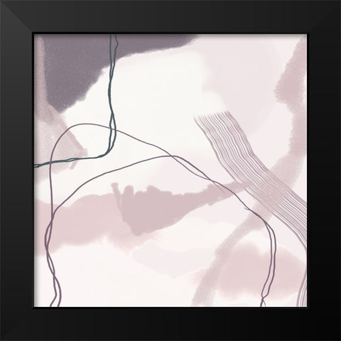 Poise 2 Black Modern Wood Framed Art Print by Urban Epiphany