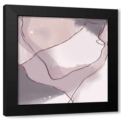 Patience 2 Black Modern Wood Framed Art Print by Urban Epiphany