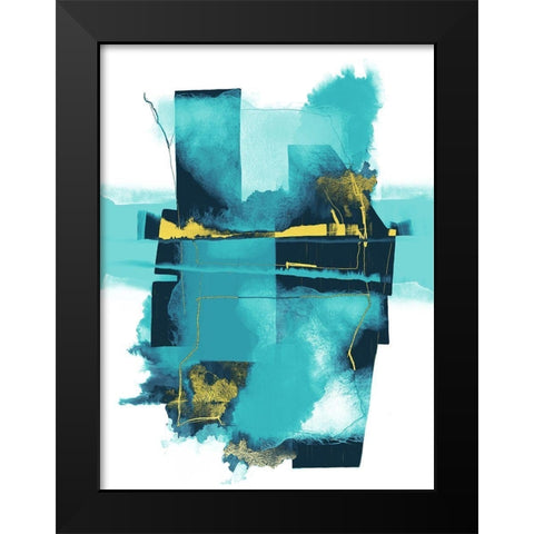 Juxtaposed Fantasy 1 Black Modern Wood Framed Art Print by Urban Epiphany