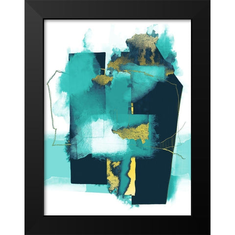 Juxtaposed Fantasy 2 Black Modern Wood Framed Art Print by Urban Epiphany