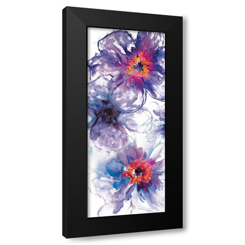 Morning Glory Black Modern Wood Framed Art Print with Double Matting by Brown, Victoria