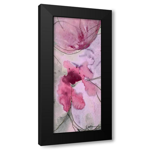 Flower Bomb 2 Black Modern Wood Framed Art Print with Double Matting by Brown,Victoria