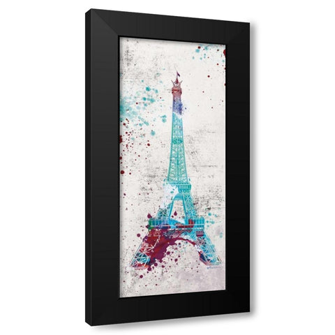 Multicolor 1 Black Modern Wood Framed Art Print by Brown, Victoria