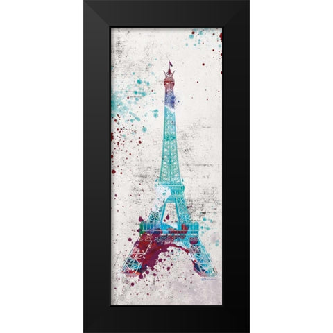 Multicolor 1 Black Modern Wood Framed Art Print by Brown, Victoria