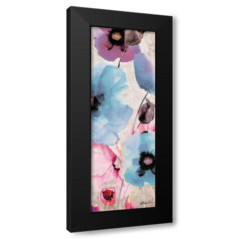 Sea Of Flowers 1 Black Modern Wood Framed Art Print with Double Matting by Brown,Victoria