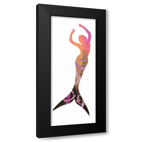 Mermaid 2 Black Modern Wood Framed Art Print with Double Matting by Brown,Victoria