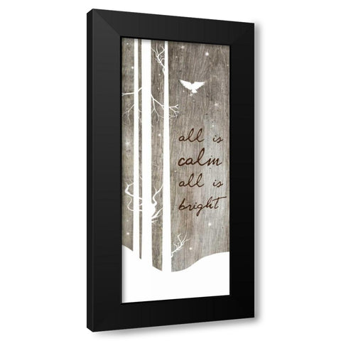 Calm And Bright Black Modern Wood Framed Art Print by Brown,Victoria