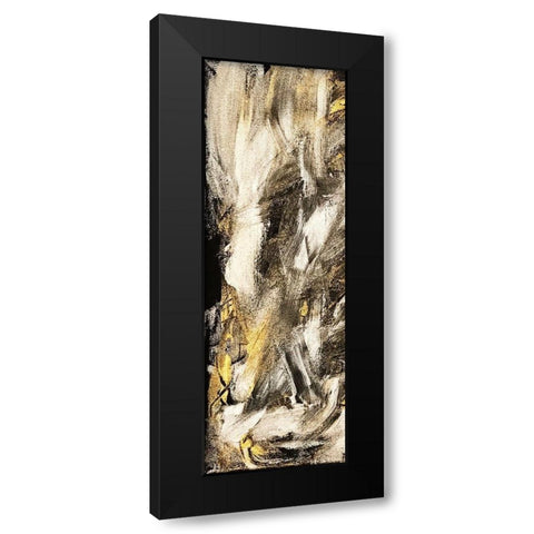 Black Gold Silver 1 Black Modern Wood Framed Art Print with Double Matting by Brown, Victoria