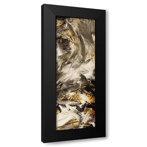 Black Gold Silver 2 Black Modern Wood Framed Art Print with Double Matting by Brown, Victoria
