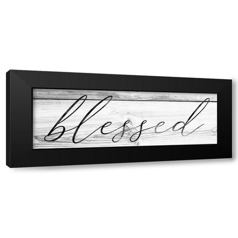 Blessed Black Modern Wood Framed Art Print with Double Matting by Brown, Victoria