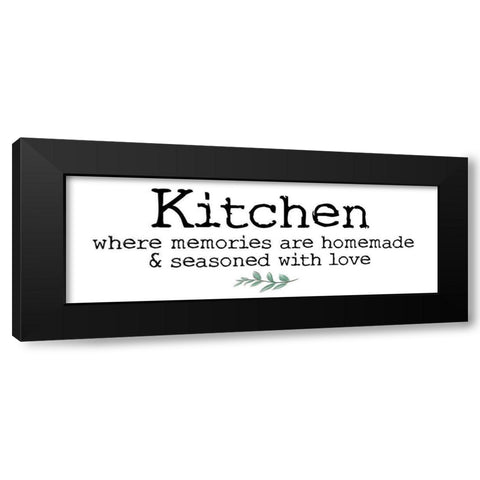 Kitchen Words 5 Black Modern Wood Framed Art Print with Double Matting by Brown, Victoria