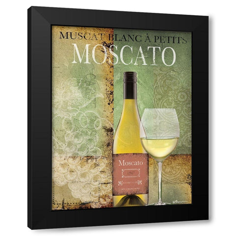 Spicy Wine 2 Black Modern Wood Framed Art Print with Double Matting by Brown, Victoria