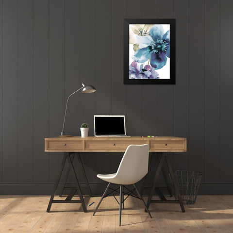 Blooming Sky Black Modern Wood Framed Art Print by Brown, Victoria