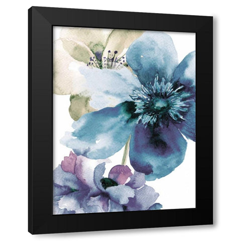Blooming Sky Black Modern Wood Framed Art Print by Brown, Victoria
