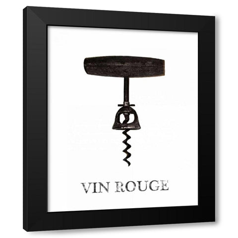 Vine Rouge Black Modern Wood Framed Art Print with Double Matting by Brown, Victoria