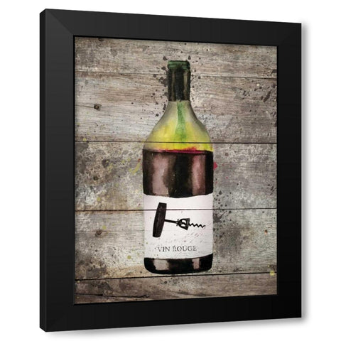 Red Wine Black Modern Wood Framed Art Print with Double Matting by Brown,Victoria