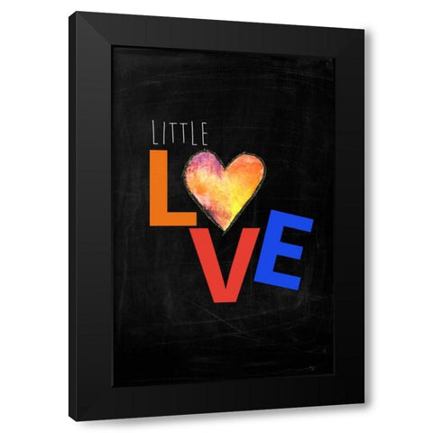 Kids Typo 1 Black Modern Wood Framed Art Print with Double Matting by Brown,Victoria
