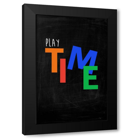 Kids Typo 2 Black Modern Wood Framed Art Print by Brown,Victoria