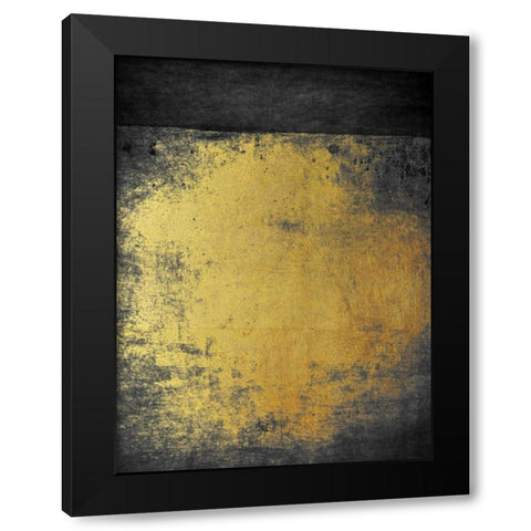 Abstract Grunge 2 Black Modern Wood Framed Art Print with Double Matting by Brown, Victoria