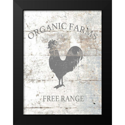 Organic Farm Black Modern Wood Framed Art Print by Brown, Victoria