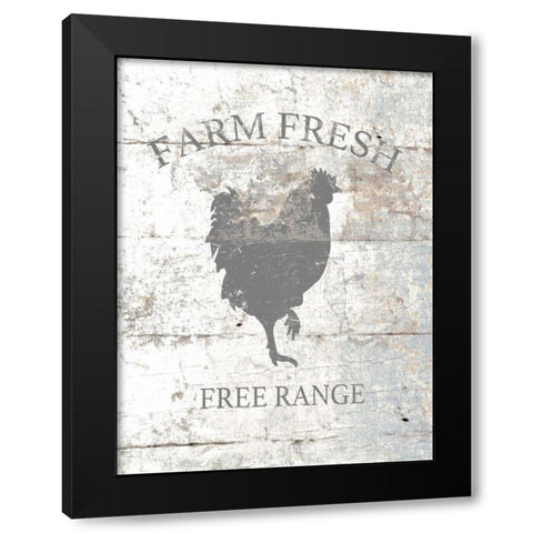 Farm House Fresh Black Modern Wood Framed Art Print by Brown, Victoria