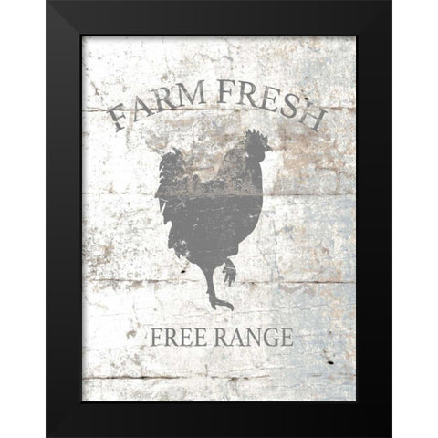 Farm House Fresh Black Modern Wood Framed Art Print by Brown, Victoria