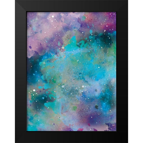 Galaxy 3 Black Modern Wood Framed Art Print by Brown,Victoria
