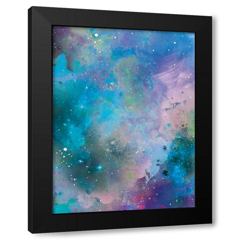 Galaxy 4 Black Modern Wood Framed Art Print with Double Matting by Brown,Victoria