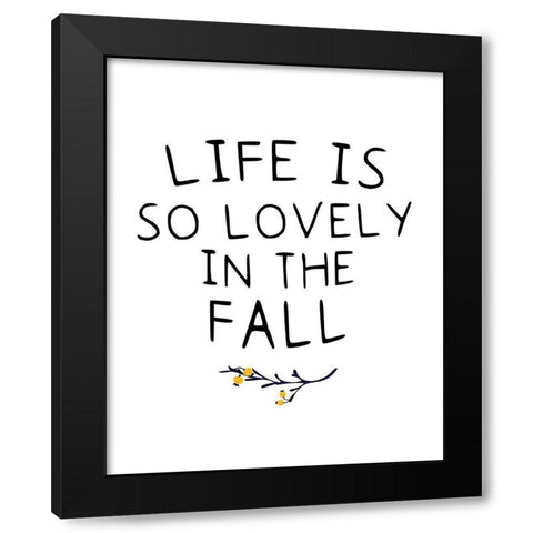 Lovely Black Modern Wood Framed Art Print by Brown, Victoria