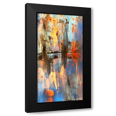 Console 1 Black Modern Wood Framed Art Print with Double Matting by Brown,Victoria