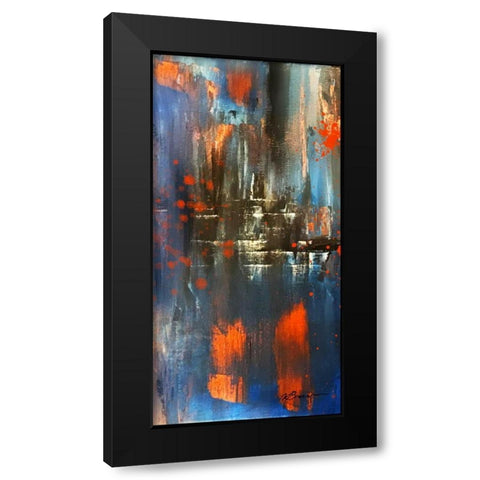 Console 2 Black Modern Wood Framed Art Print by Brown,Victoria