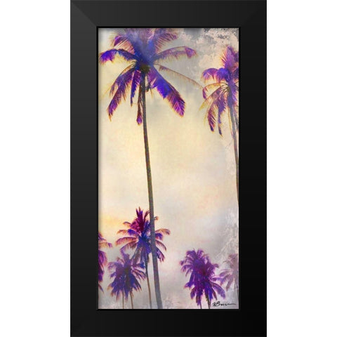 Thailand Palms 3 Black Modern Wood Framed Art Print by Brown, Victoria