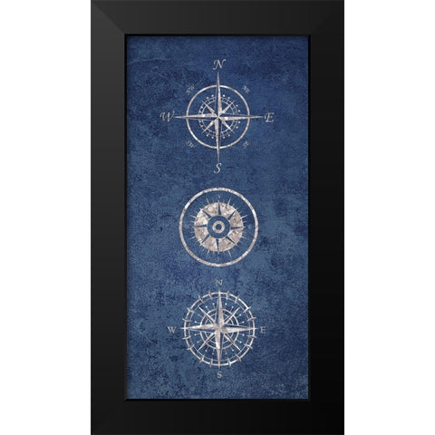 Lead The Coast 1 Black Modern Wood Framed Art Print by Brown, Victoria