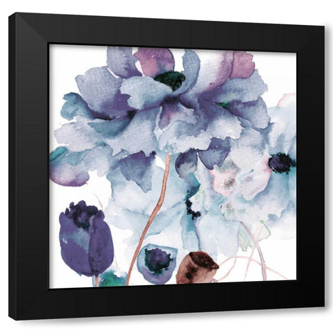 Aromatic Botanics 2 Black Modern Wood Framed Art Print by Brown, Victoria