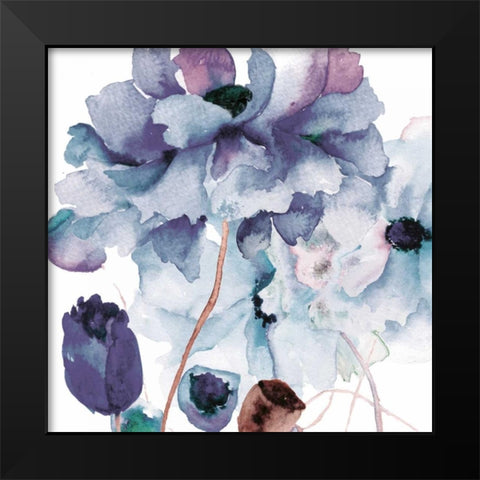 Aromatic Botanics 2 Black Modern Wood Framed Art Print by Brown, Victoria