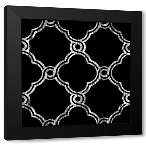 Black Fence 1 Black Modern Wood Framed Art Print by Brown, Victoria