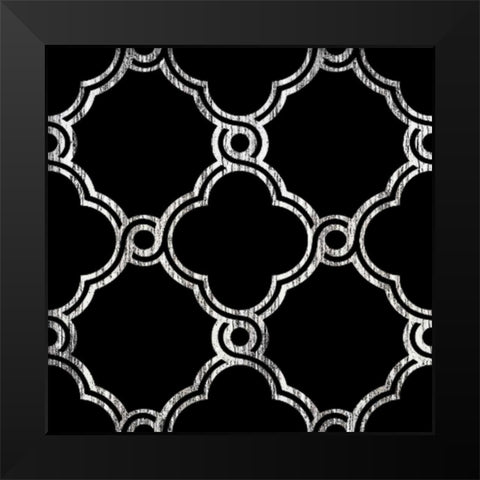 Black Fence 1 Black Modern Wood Framed Art Print by Brown, Victoria