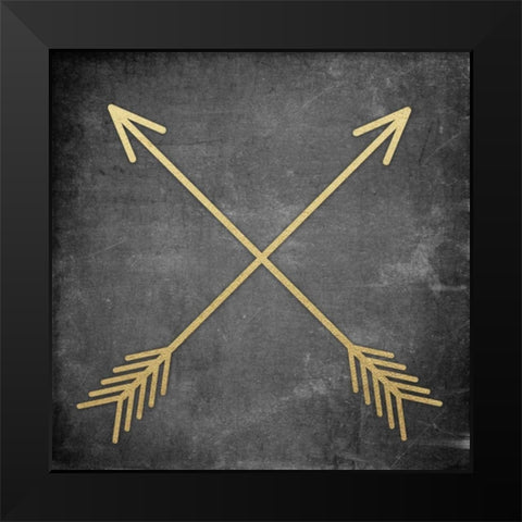 Love Hurts Black Modern Wood Framed Art Print by Brown, Victoria