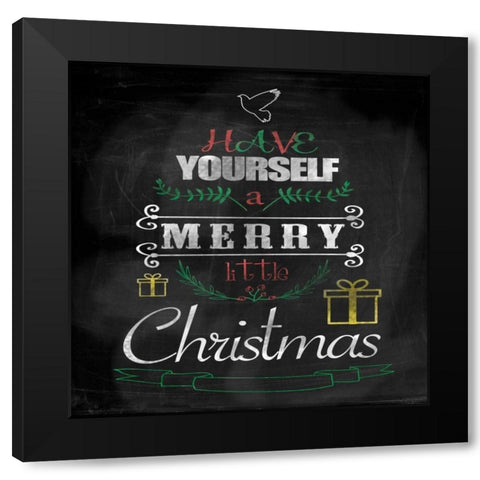 Christmas 1 Black Modern Wood Framed Art Print by Brown, Victoria