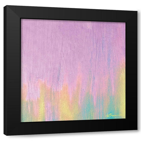 Cotton Candy 1 Black Modern Wood Framed Art Print by Brown, Victoria