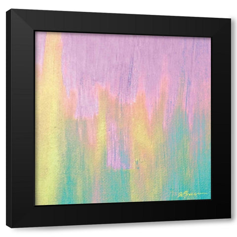 Cotton Candy 4 Black Modern Wood Framed Art Print with Double Matting by Brown, Victoria