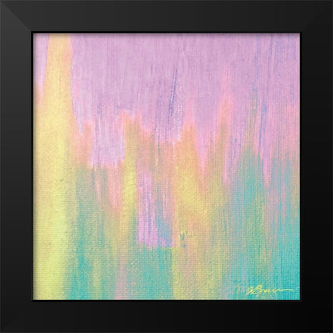 Cotton Candy 4 Black Modern Wood Framed Art Print by Brown, Victoria