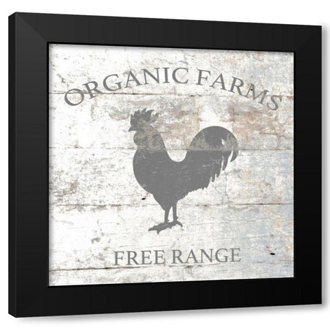 Organic Farm Black Modern Wood Framed Art Print by Brown,Victoria