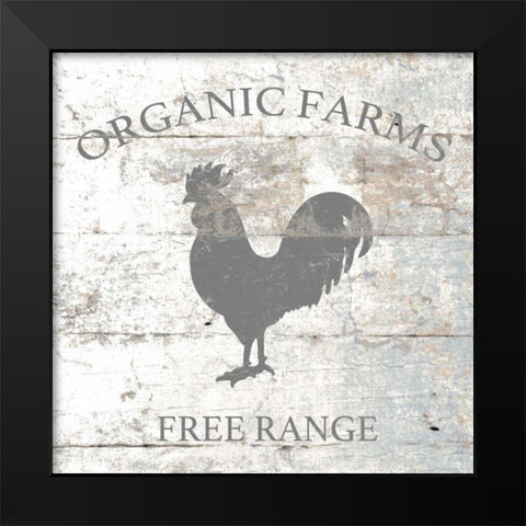 Organic Farm Black Modern Wood Framed Art Print by Brown,Victoria